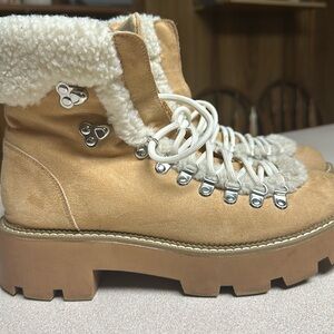 Steve Madden Tan Woman's Hiker Boots